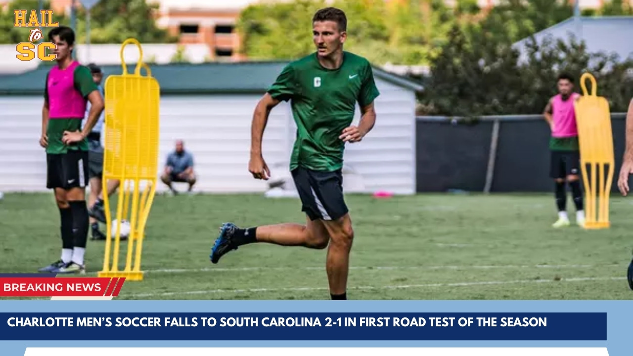Charlotte Men’s Soccer falls to South Carolina 2-1 in first road test of the season